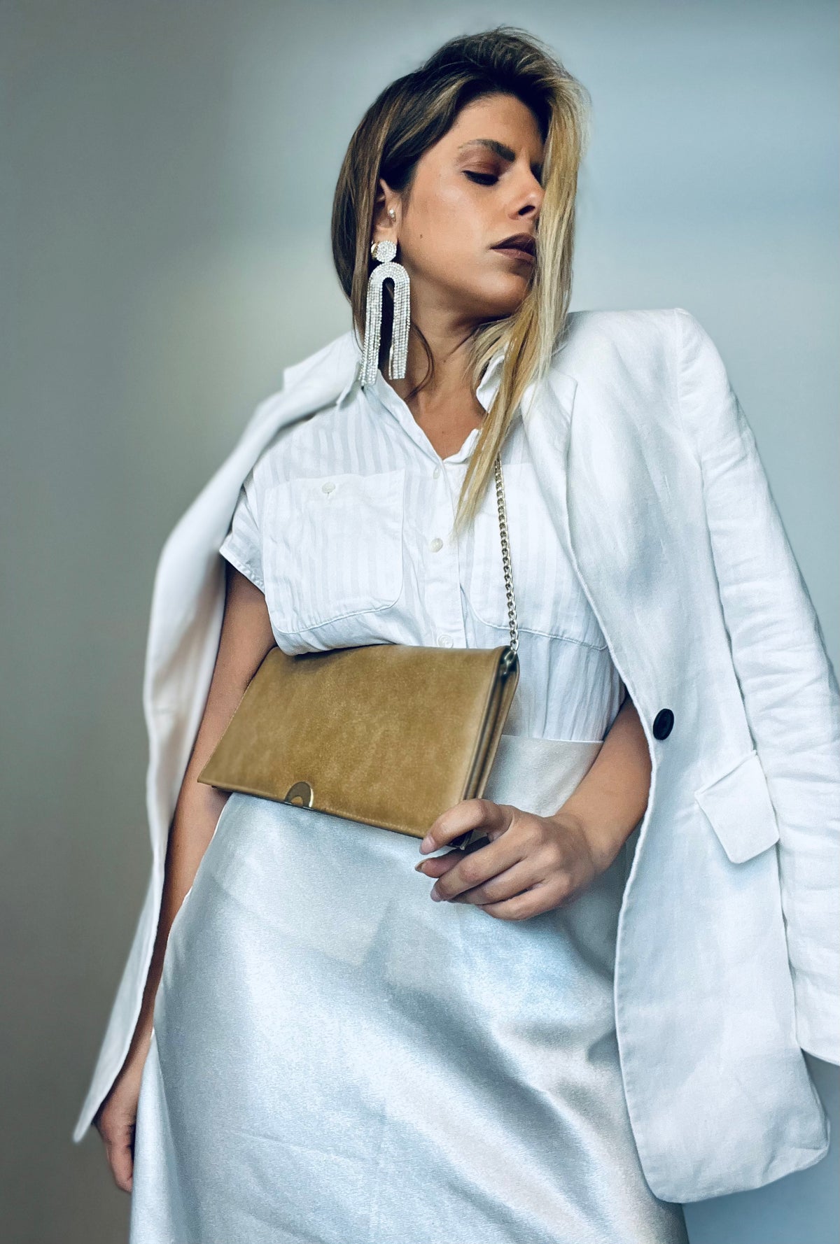 Eva's Brown Evening Bag