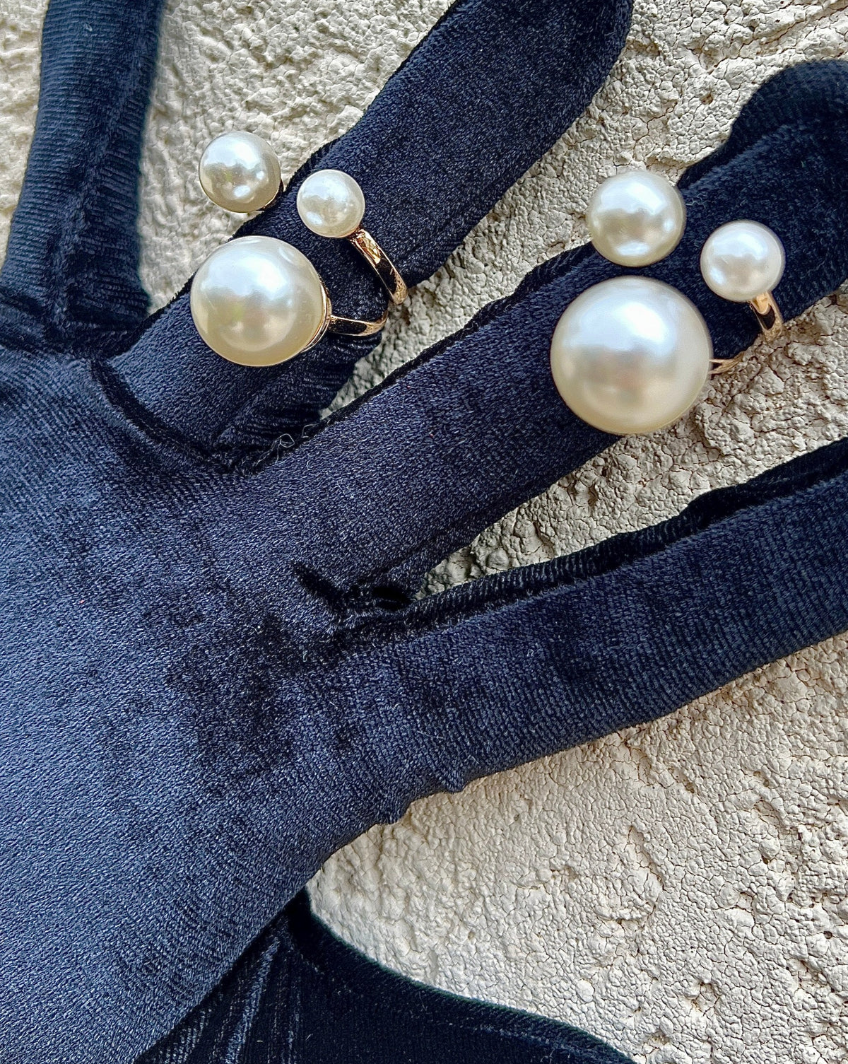 Gold Plated Pearl Ring