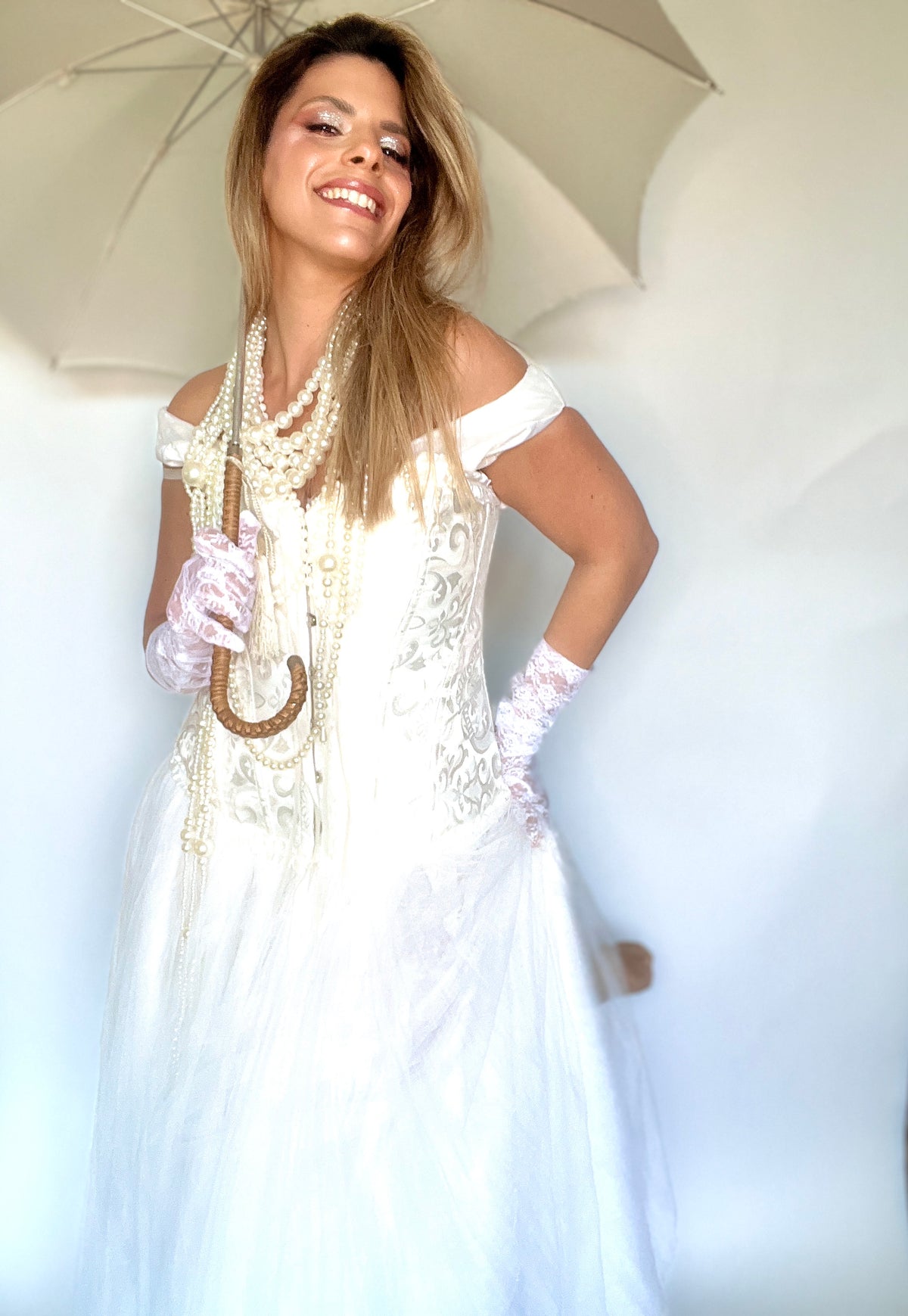 1920s lady bride costume