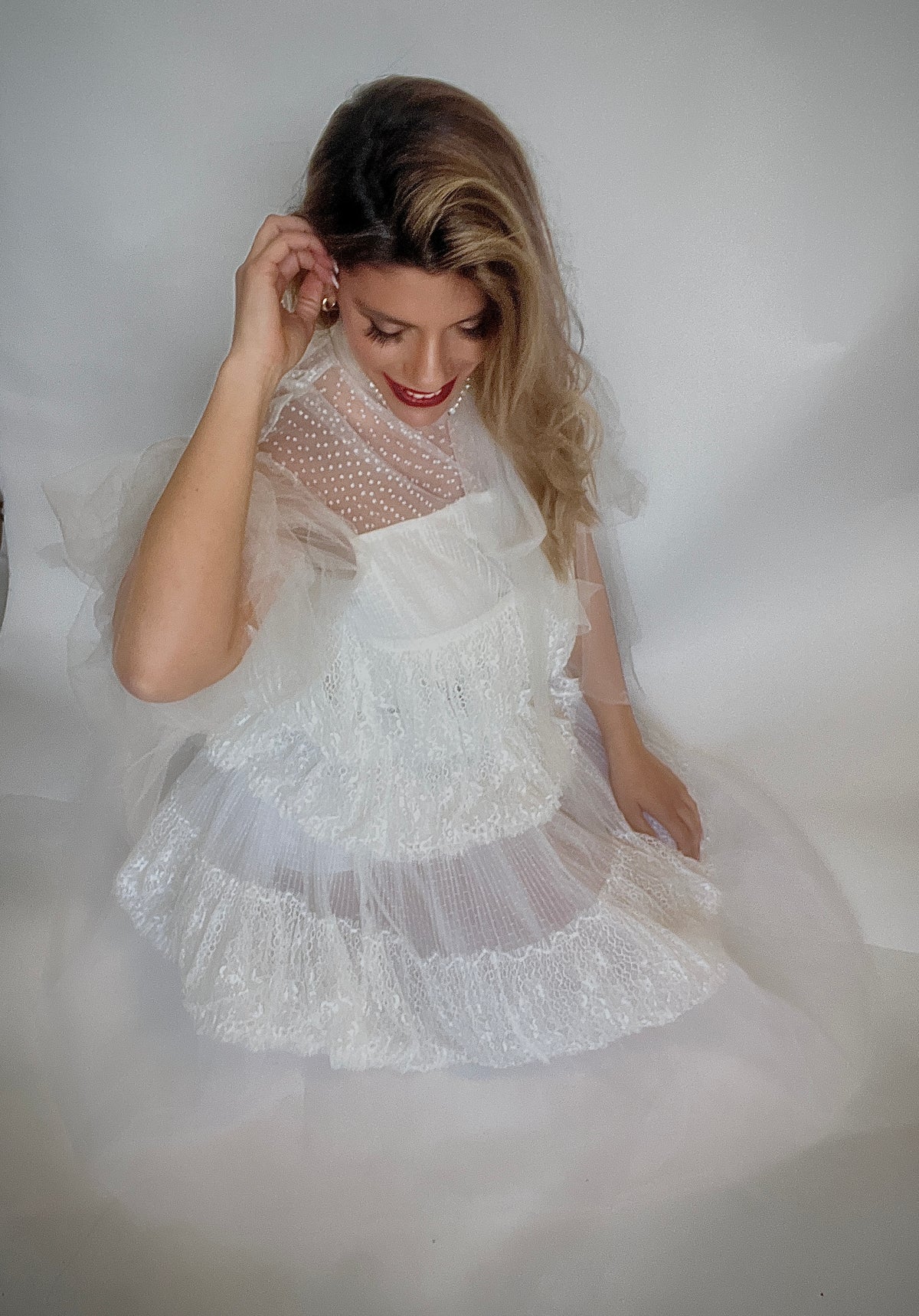 Valentino lace tutu dress