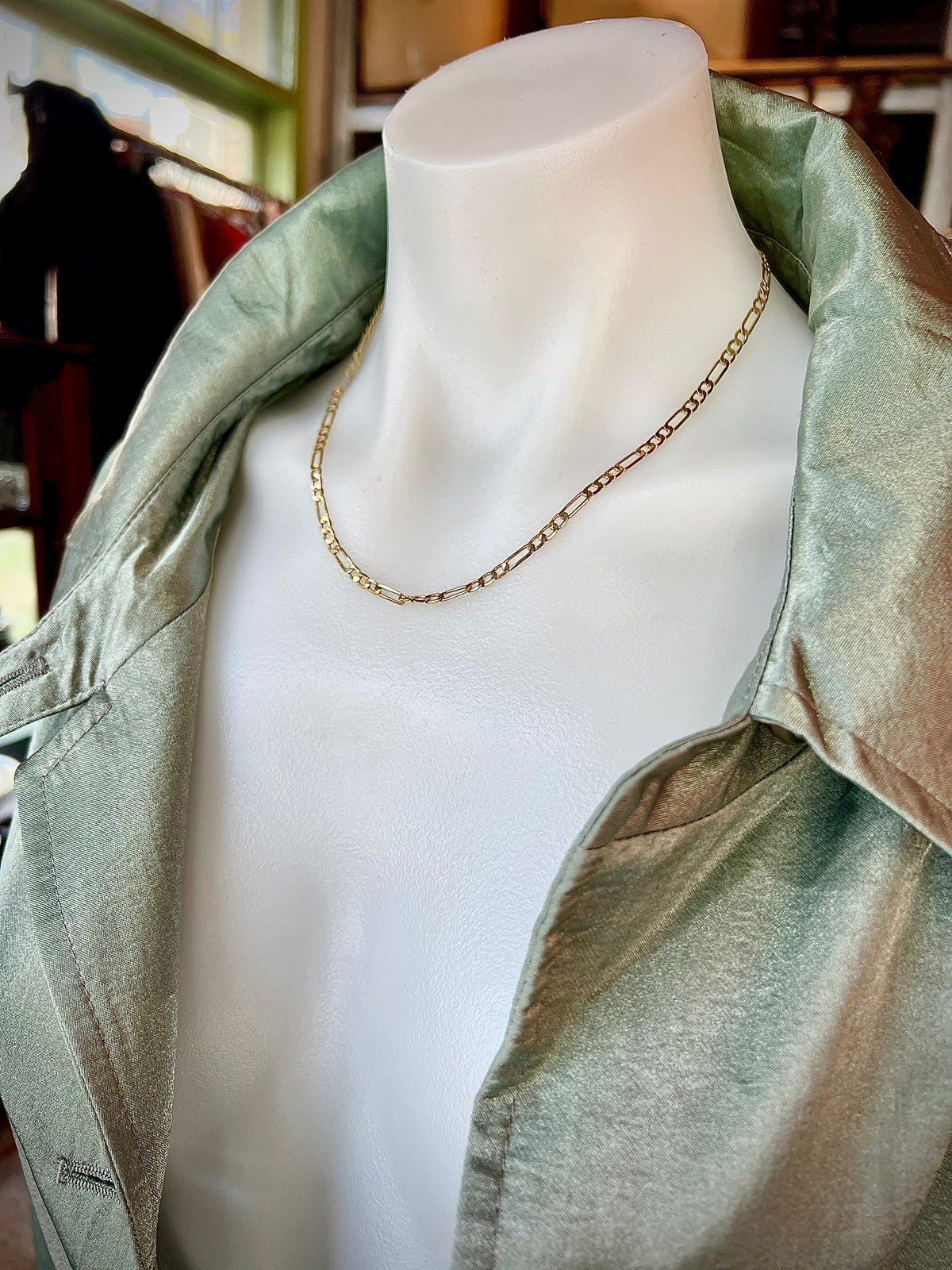 Gourmet necklace made of gold plating