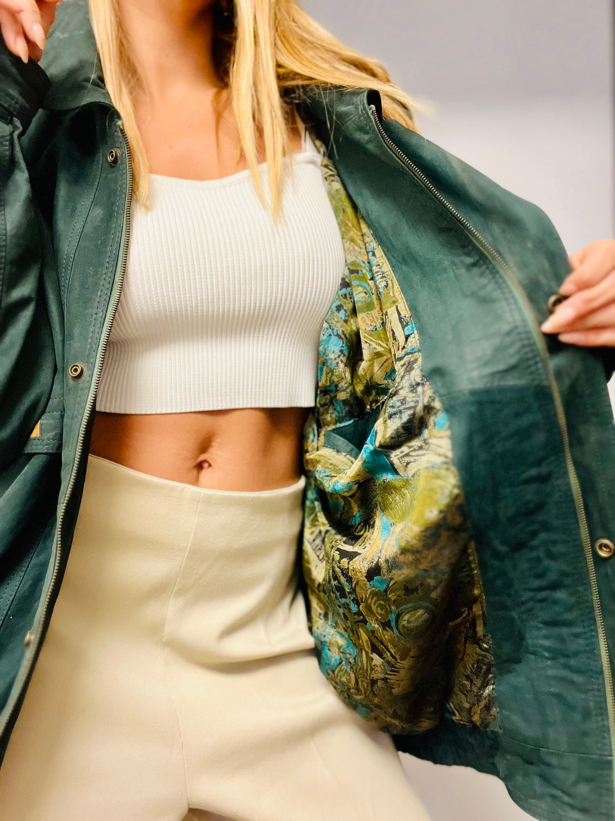 Puffy vintage coat