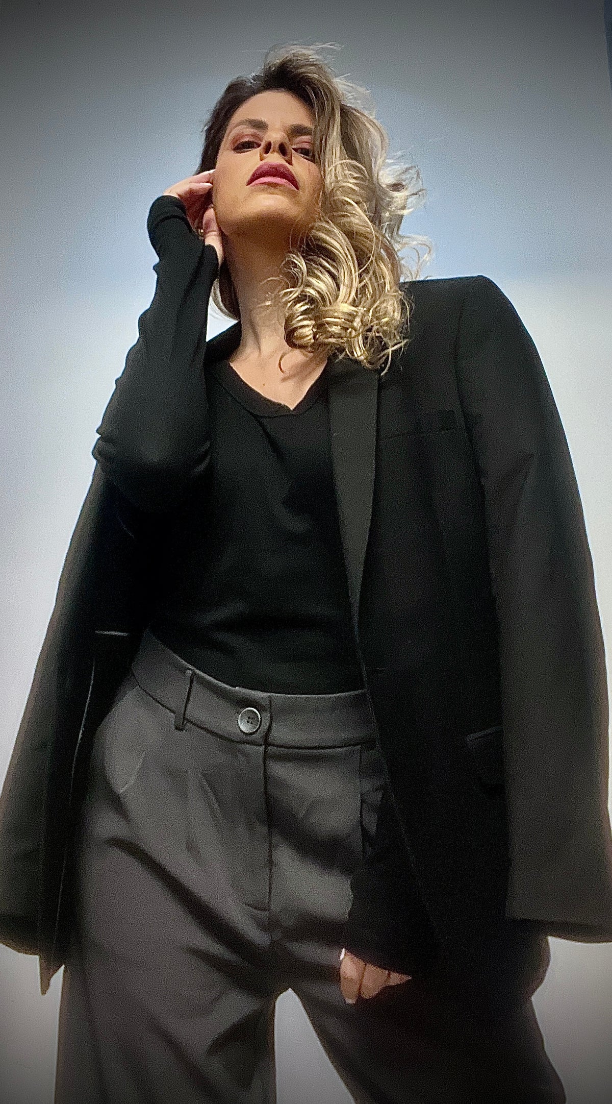 black blazer