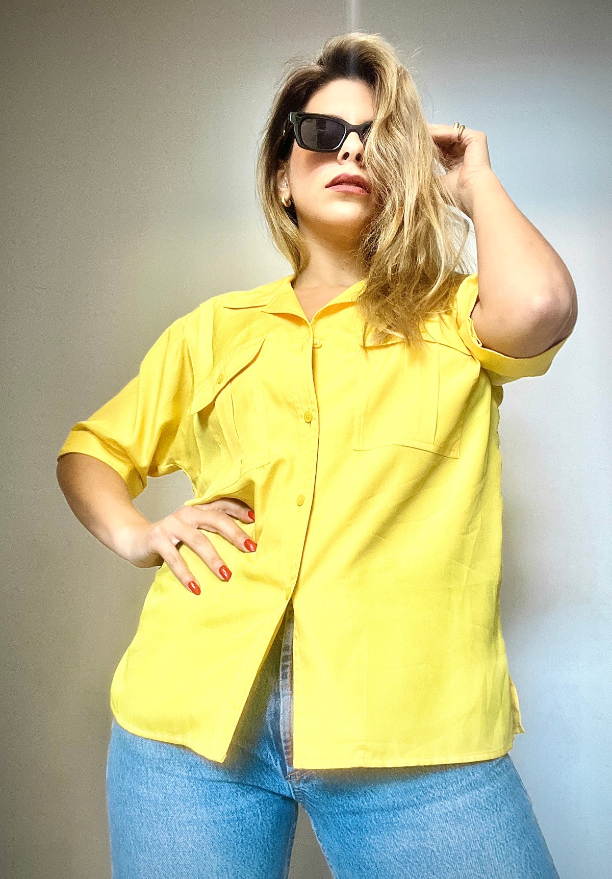 Vintage yellow shirt