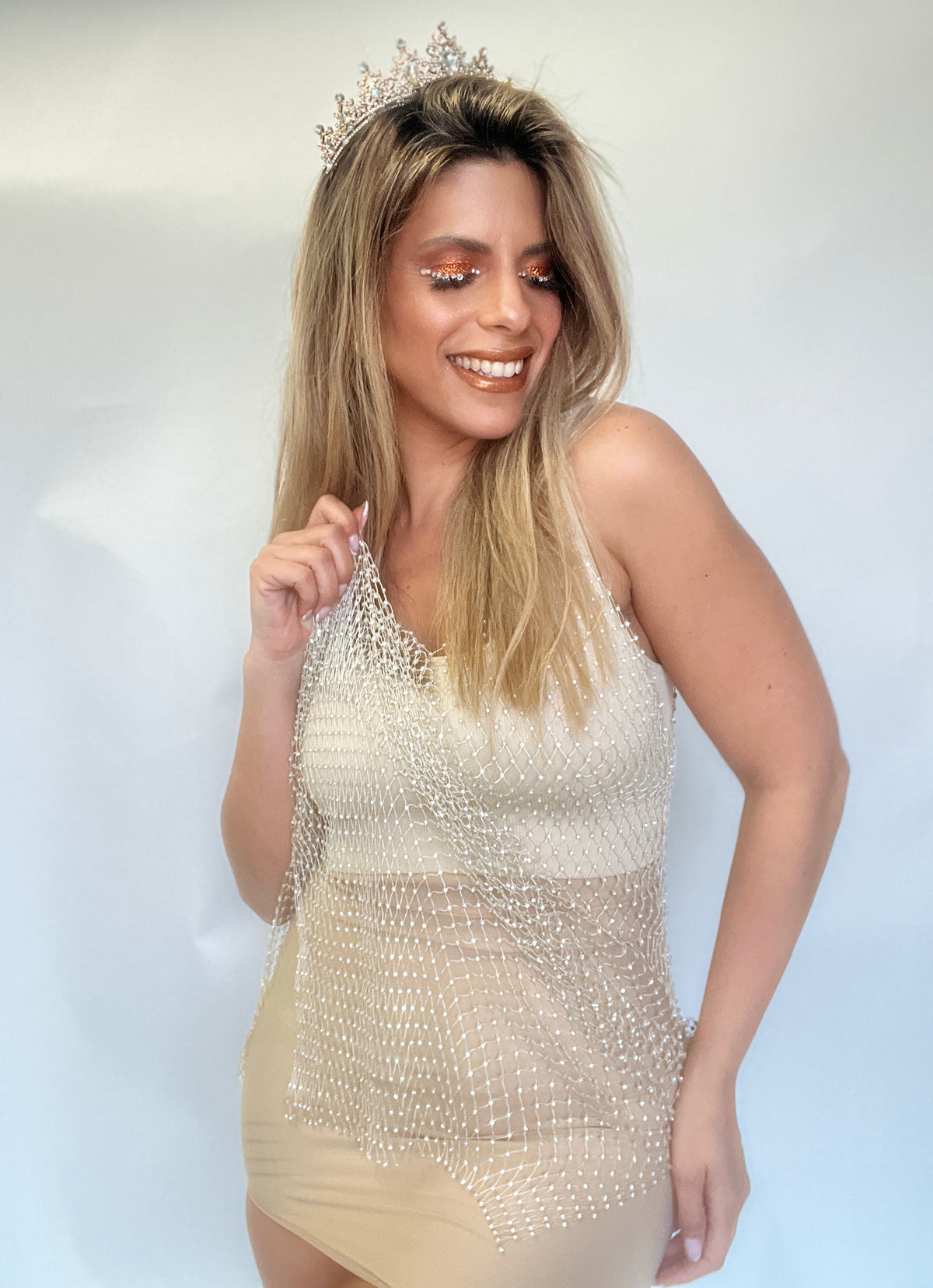 Beaded tank top