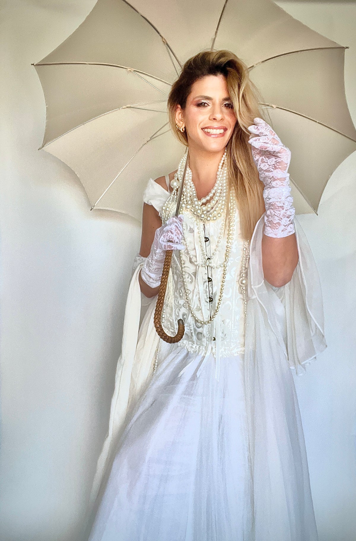 1920s lady bride costume