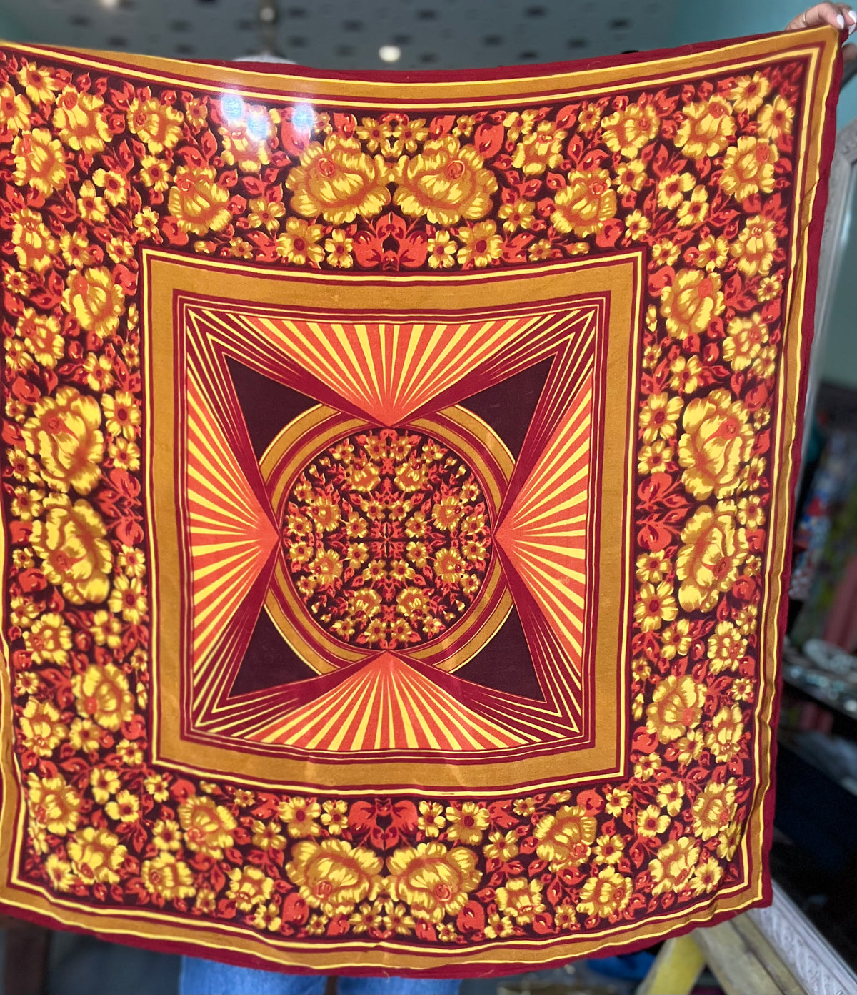 Sarah's Warm-Colors Kerchief