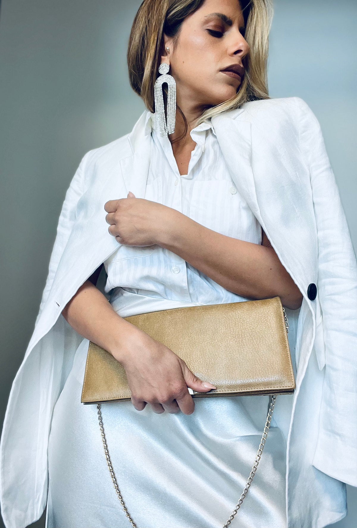 Eva's Brown Evening Bag