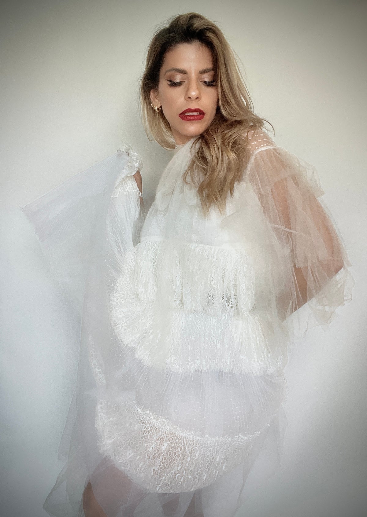 Valentino lace tutu dress