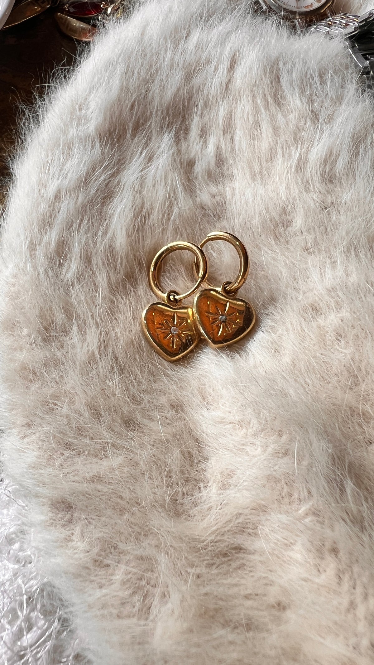 heart earrings