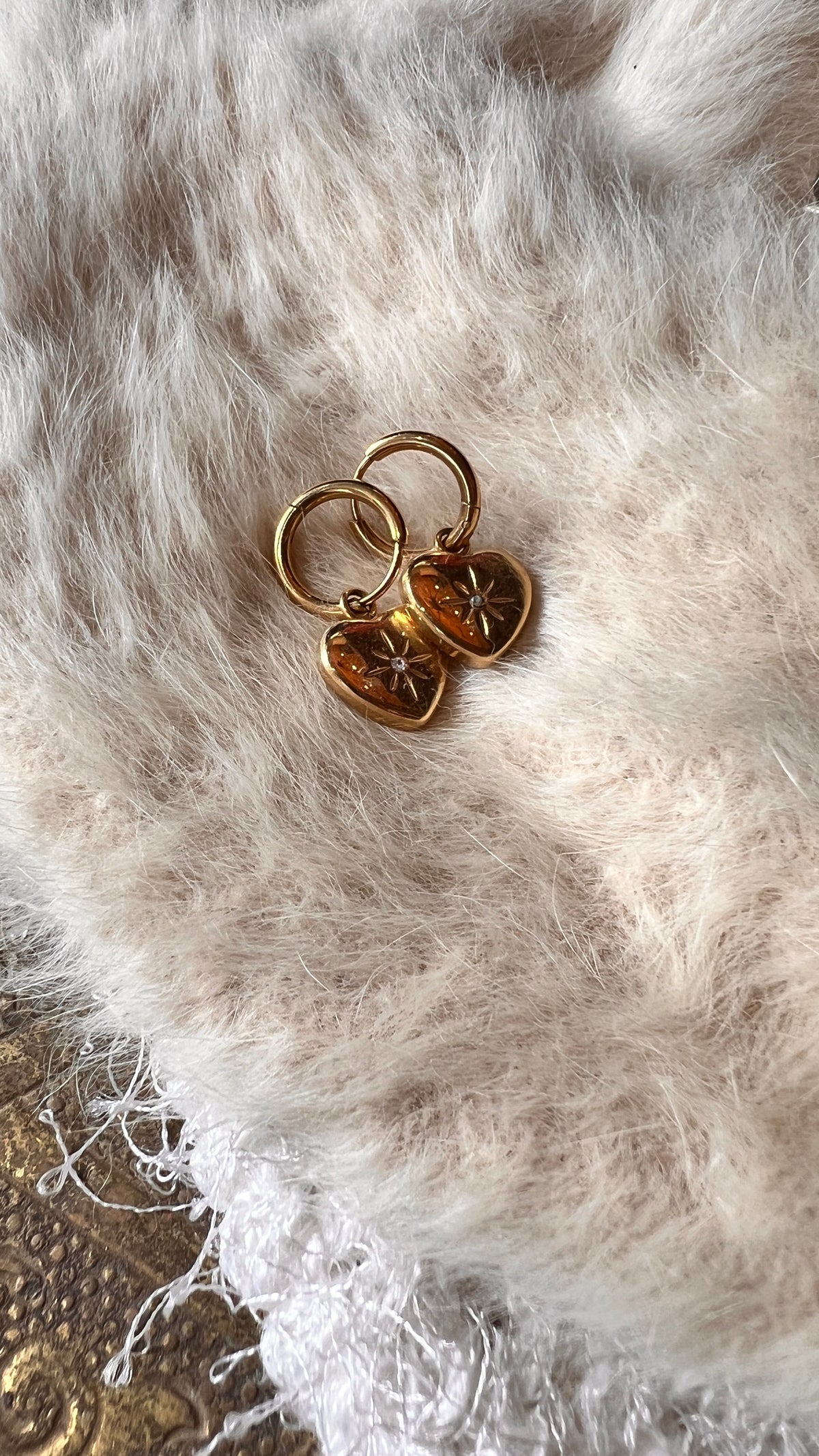 heart earrings