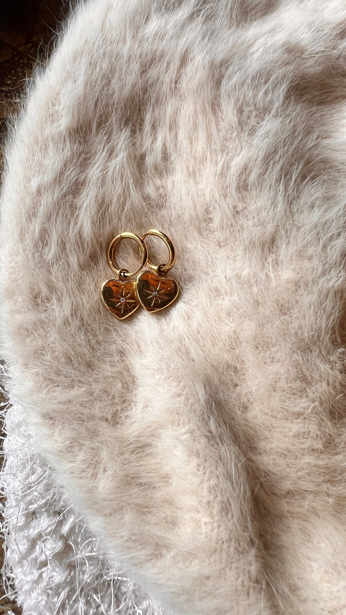 heart earrings
