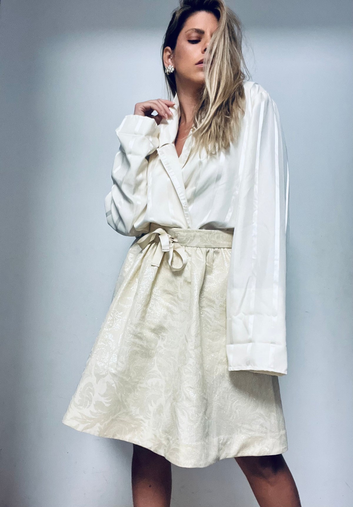 Vintage satin top