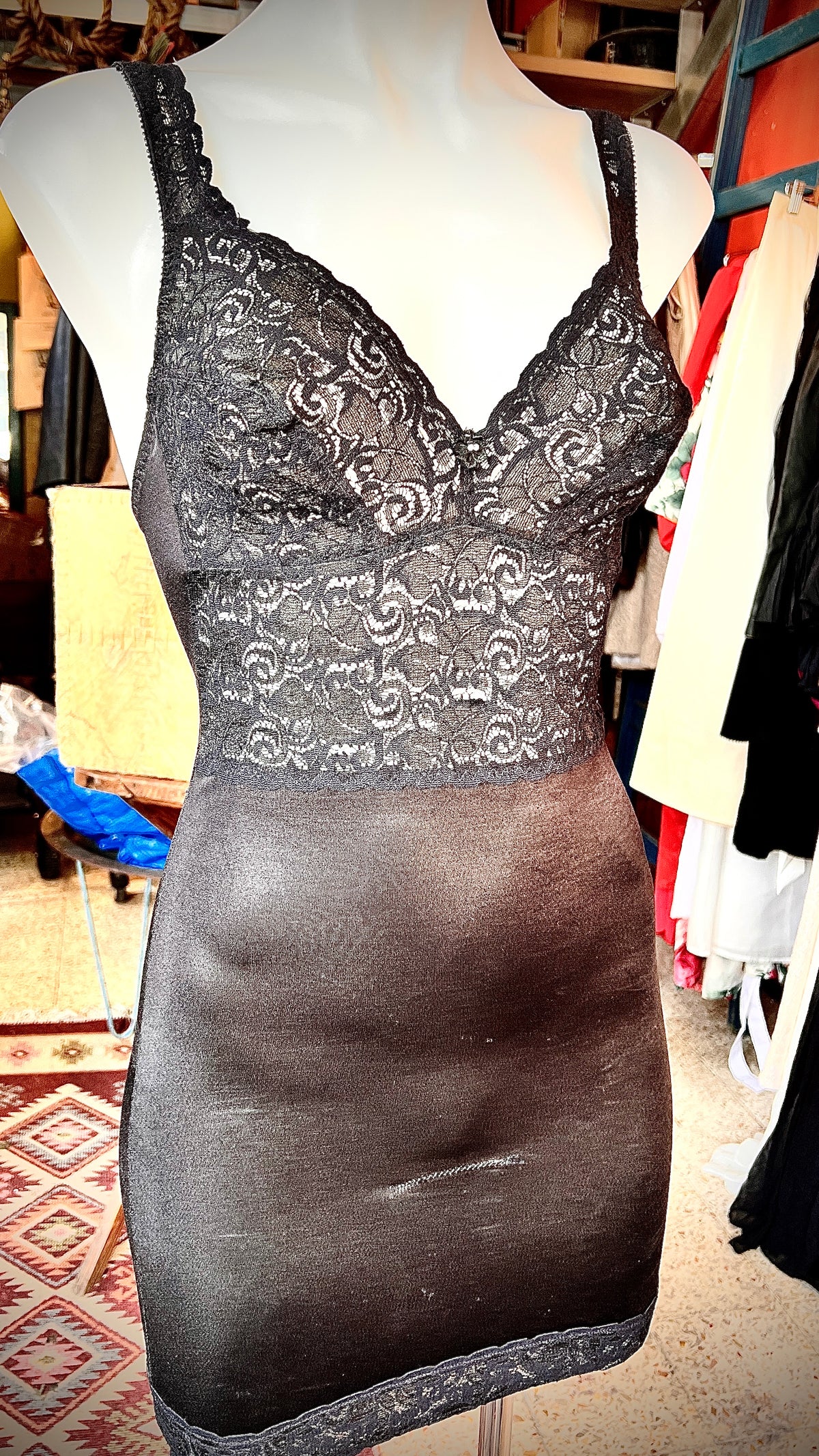 Black lenzari dress shaper