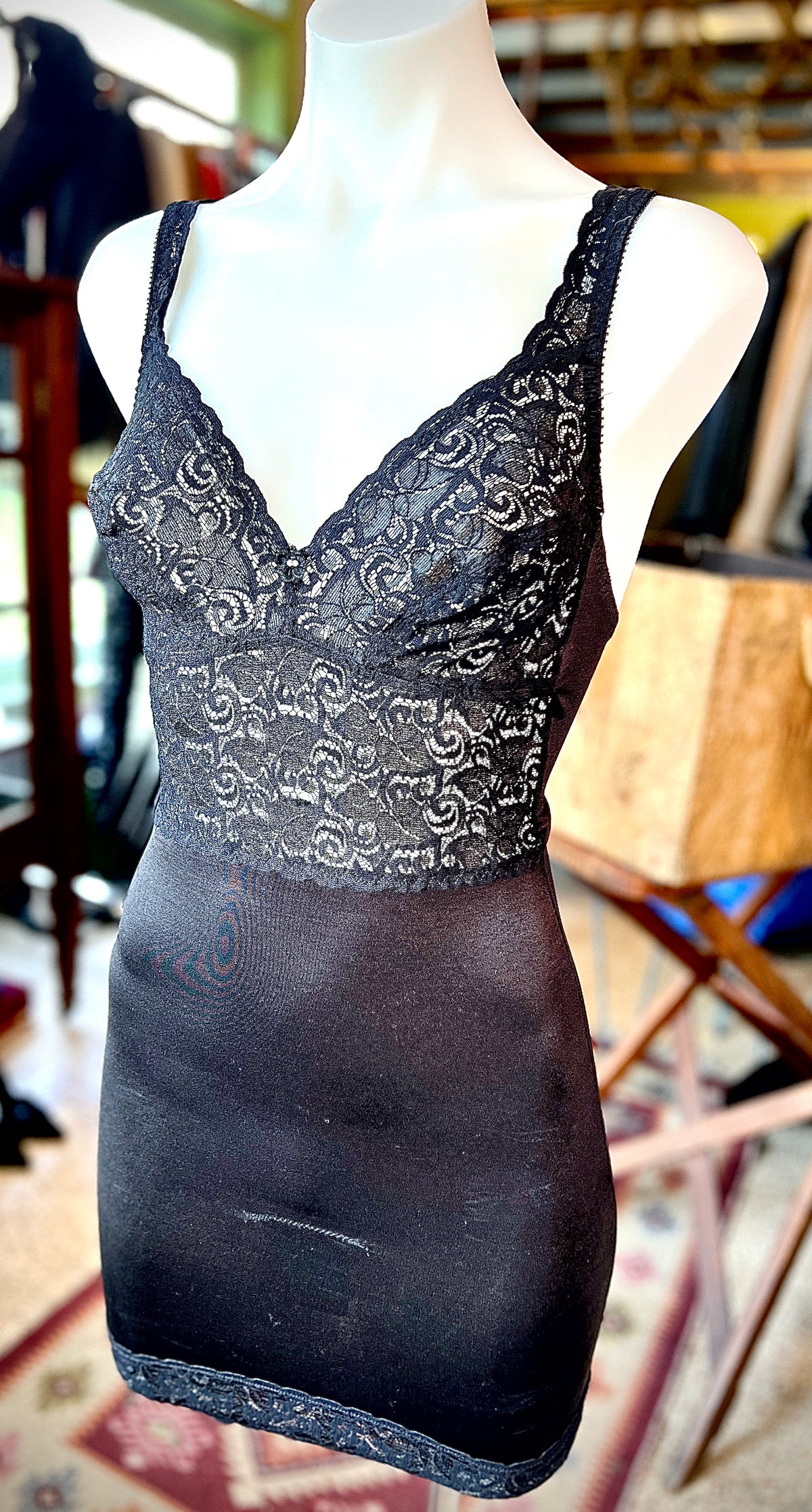 Black lenzari dress shaper
