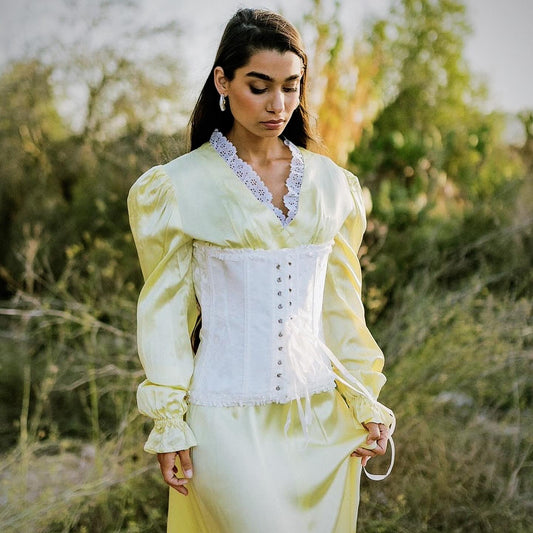 white corset