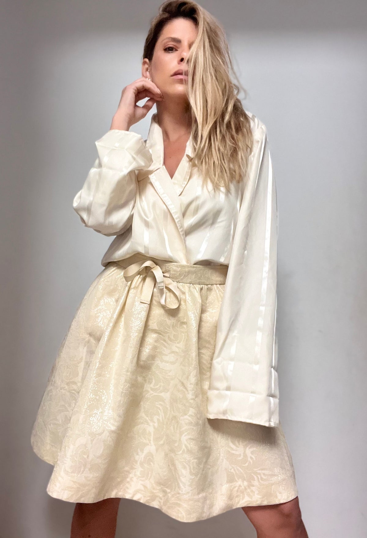 Vintage satin top