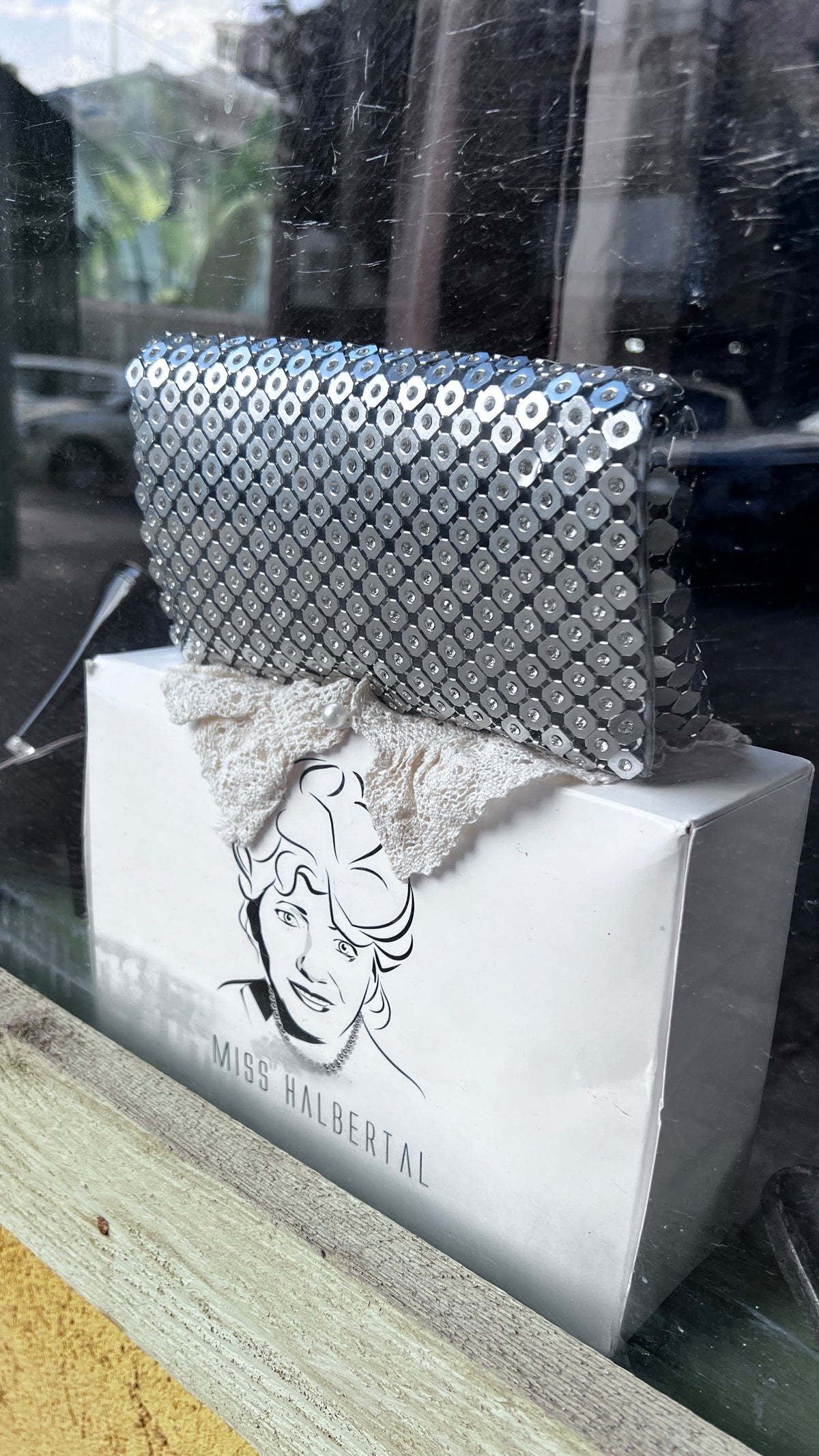 Silver Small Clutch