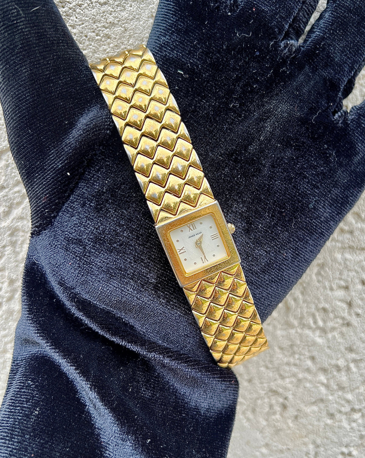 Antique Gold-Plated Strap-Watch