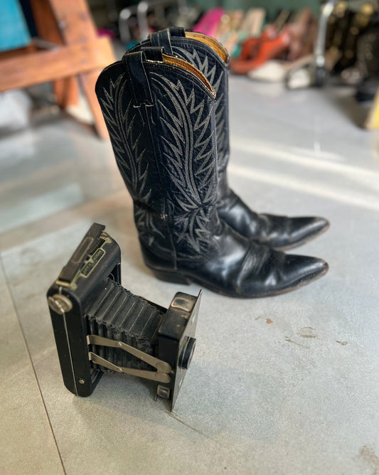 Leather Cowgirl Boots