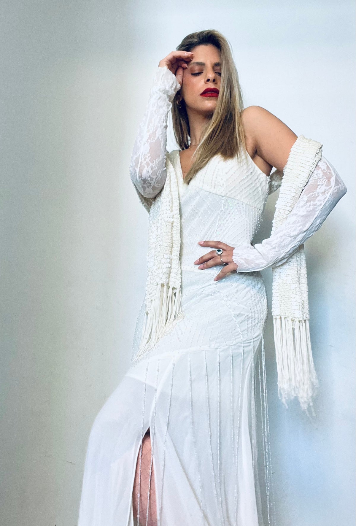 1920s bridal costume
