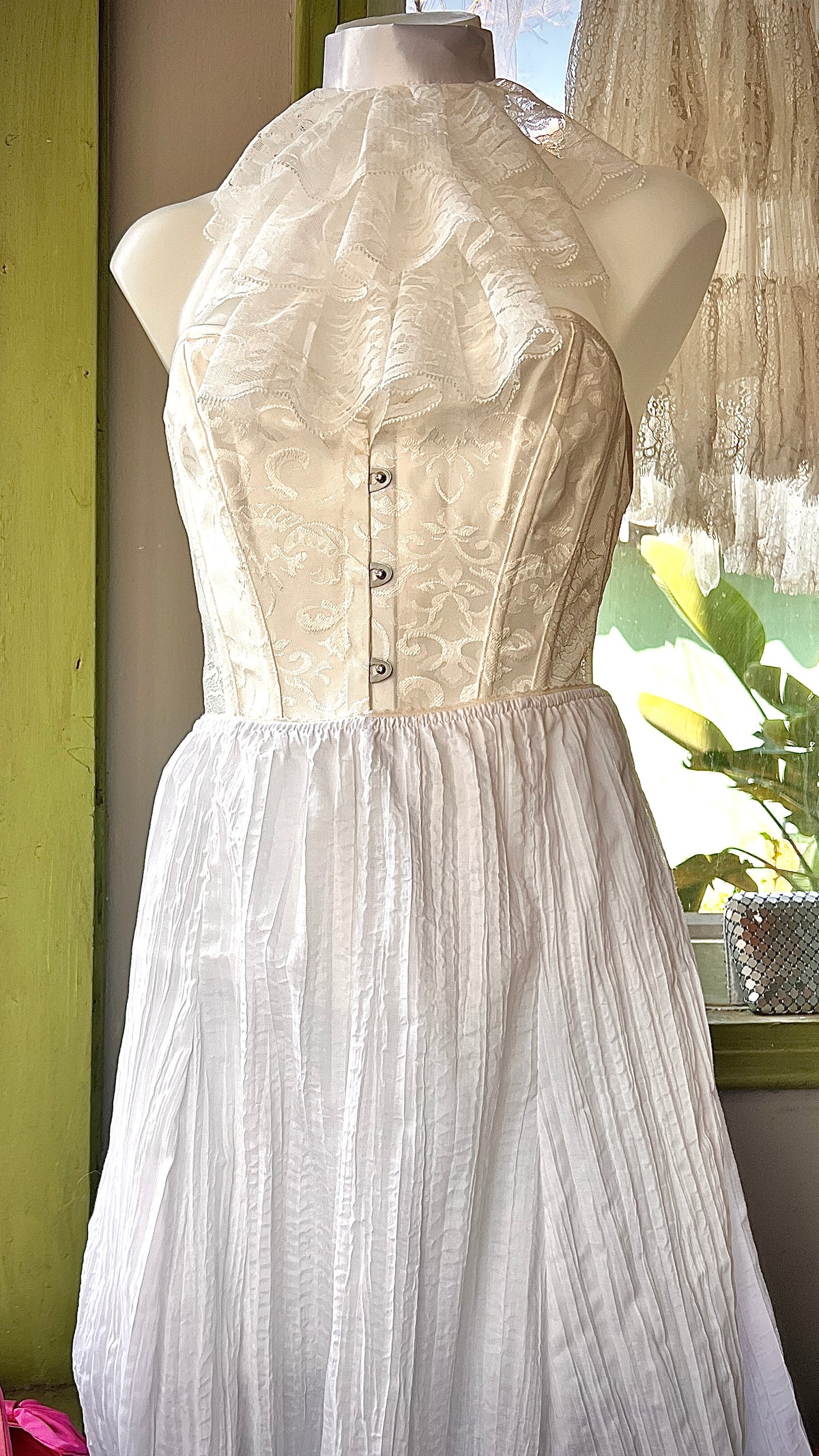 White lingerie petticoat