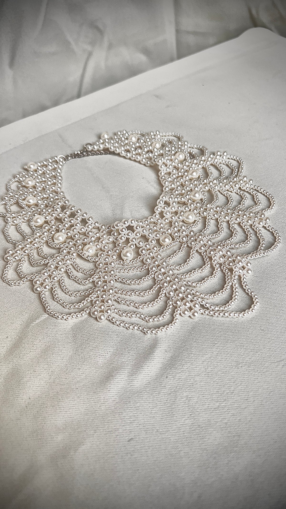 Handmade pearl necklace