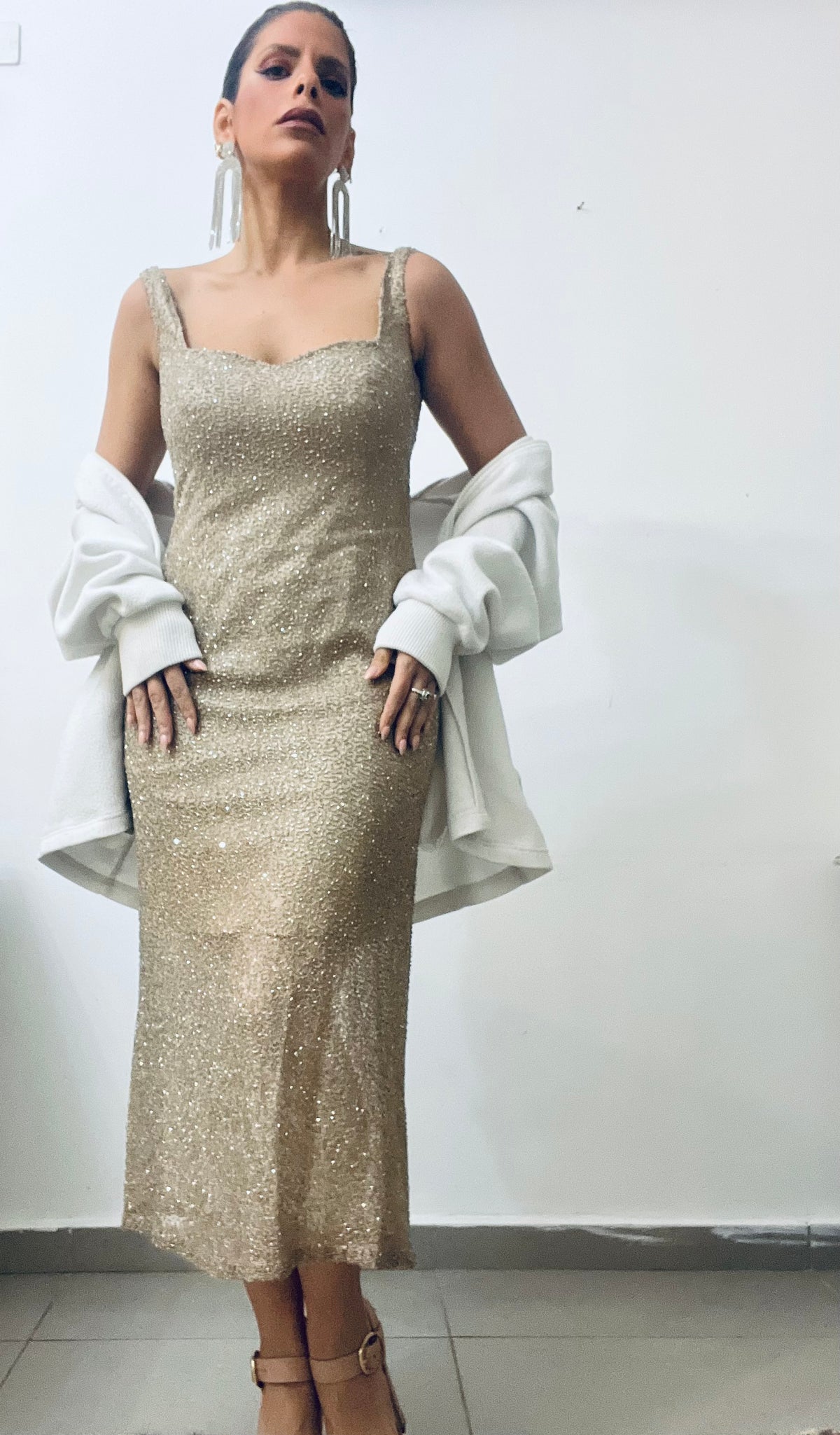 Kim Kardashian costume evening dress