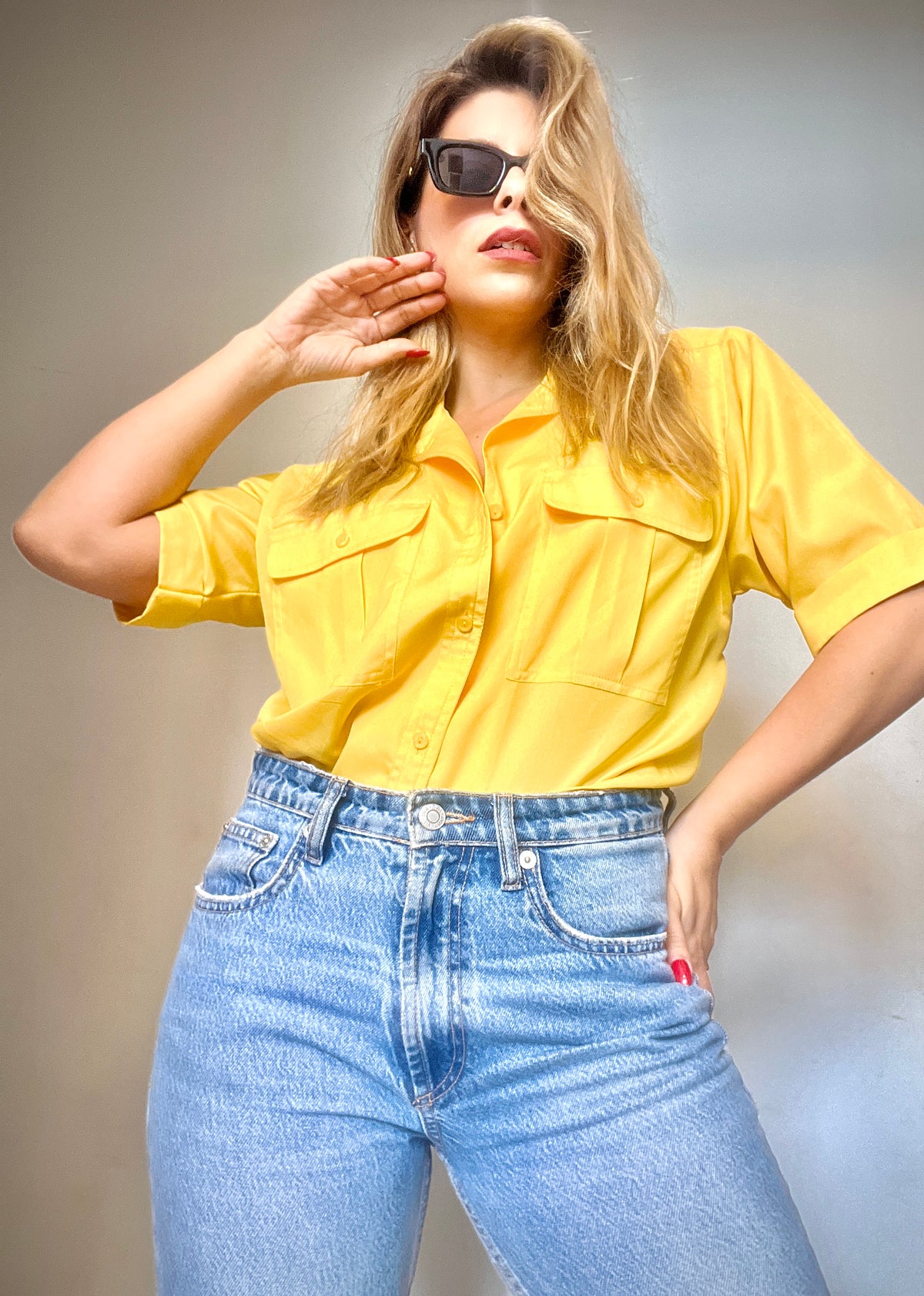 Vintage yellow shirt