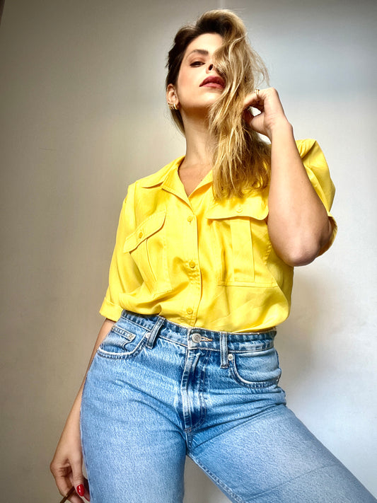Vintage yellow shirt