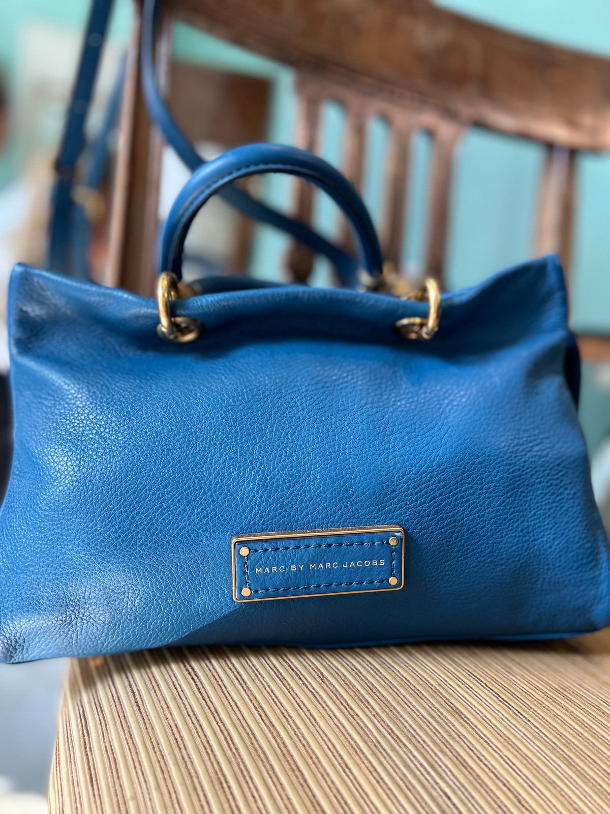 Mark Jacobs's Royal-Blue Bag