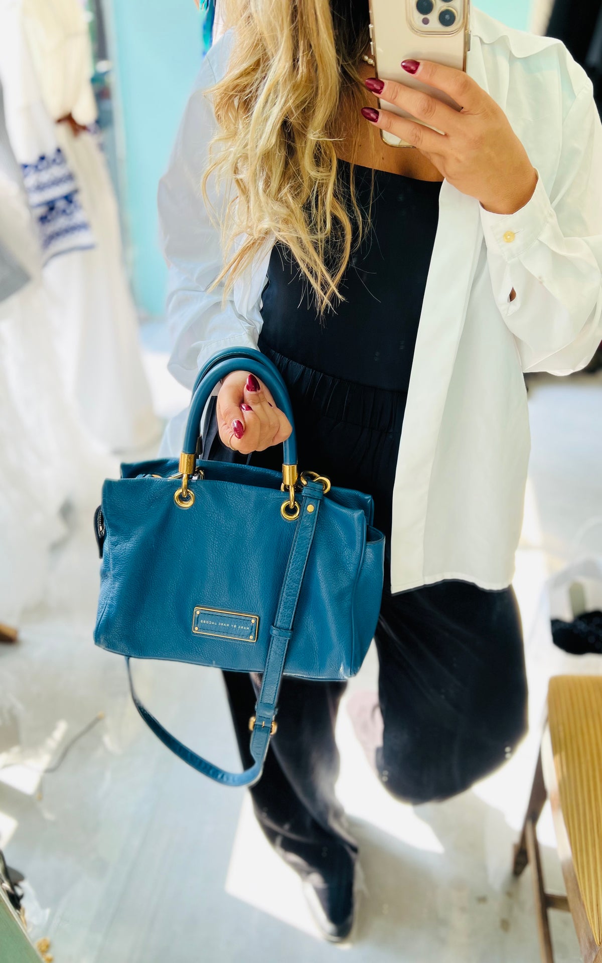 Mark Jacobs's Royal-Blue Bag