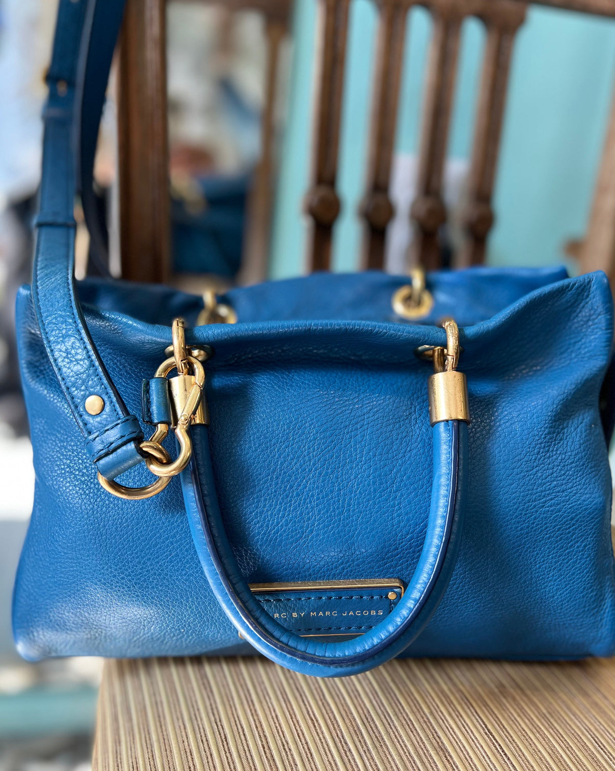 Mark Jacobs's Royal-Blue Bag