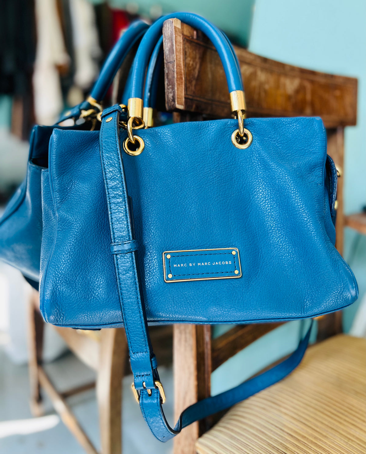Mark Jacobs's Royal-Blue Bag