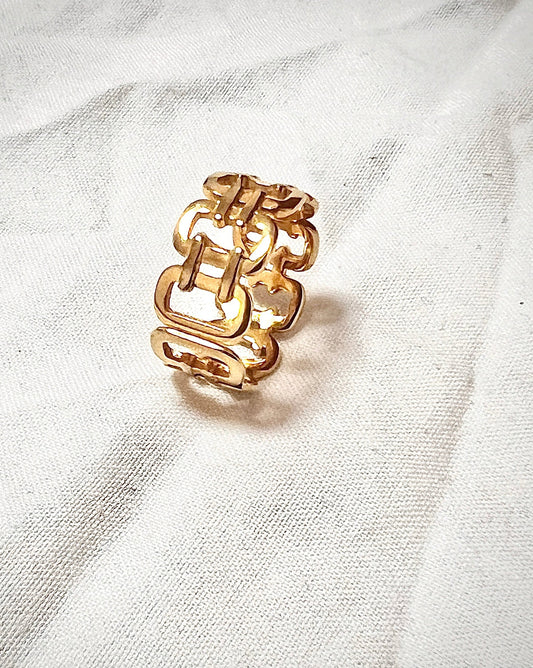 Gold Plated Chain Style Ring