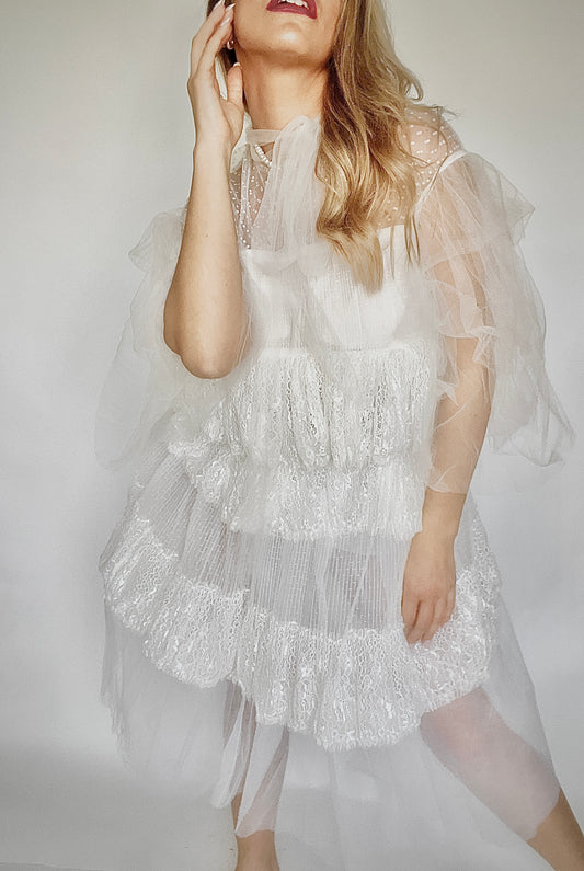 Valentino lace tutu dress