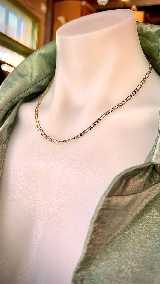 Gourmet necklace made of gold plating