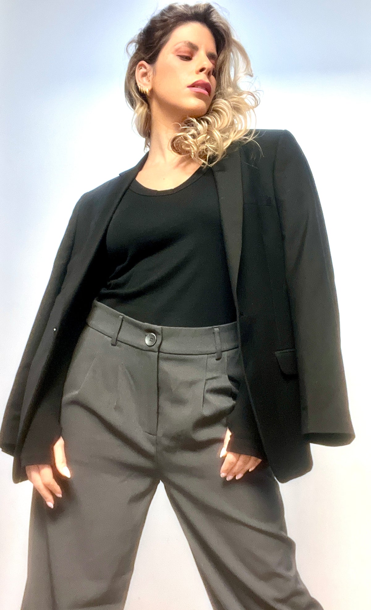 black blazer