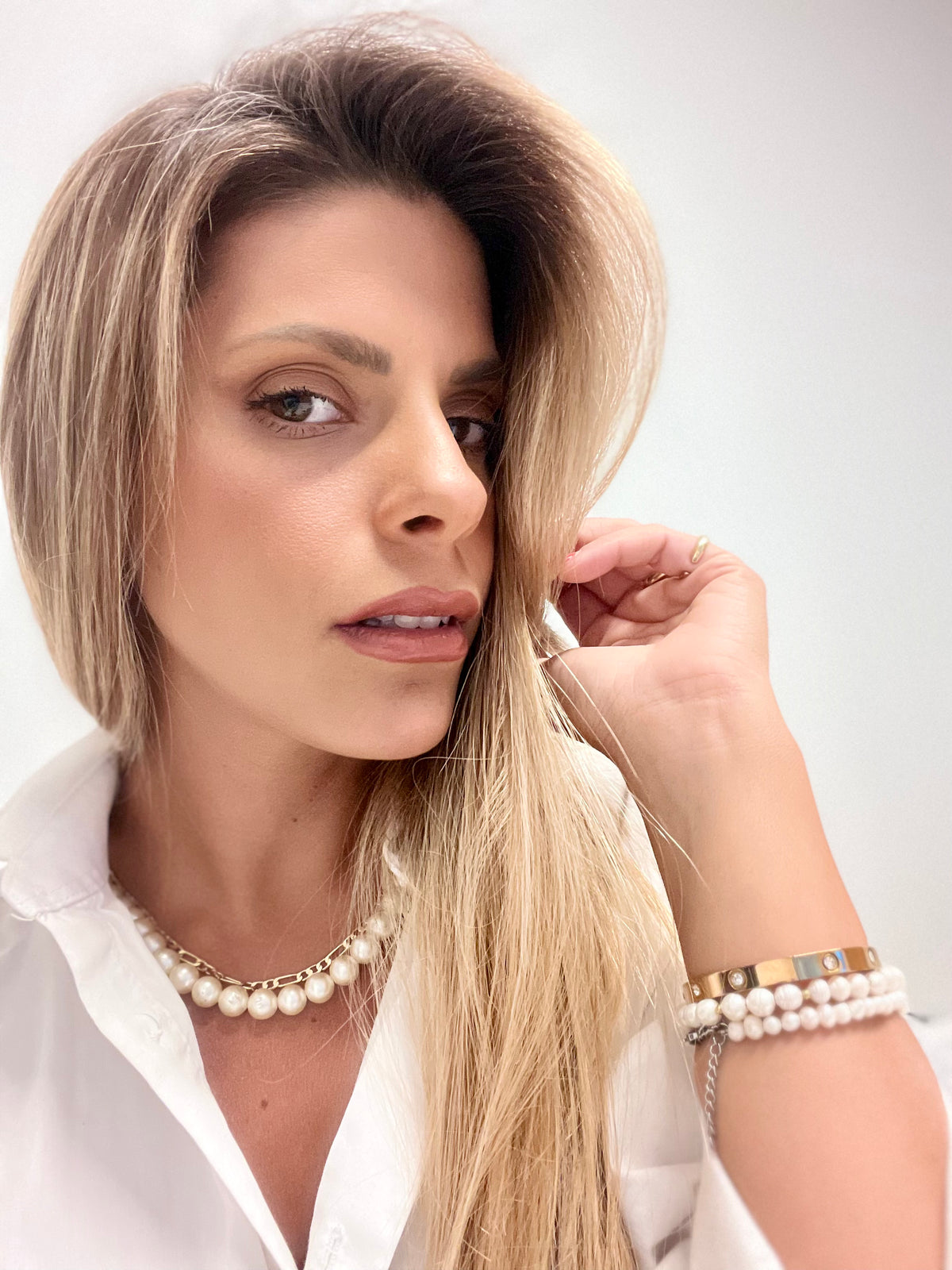 Pearl Or Gold Necklace