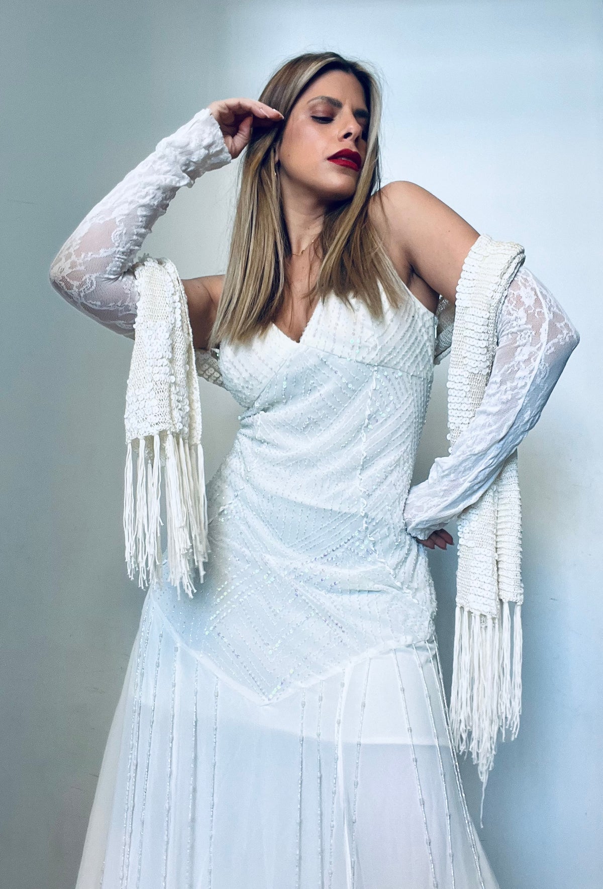 1920s bridal costume