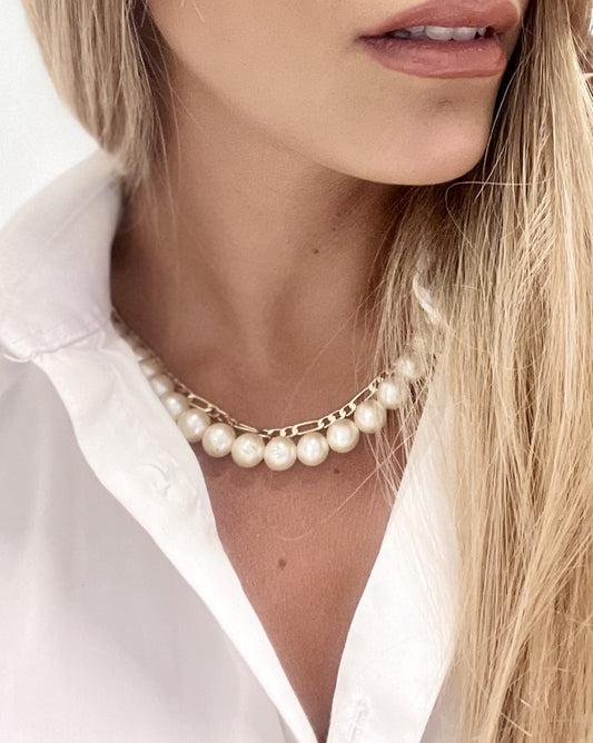 Pearl Or Gold Necklace