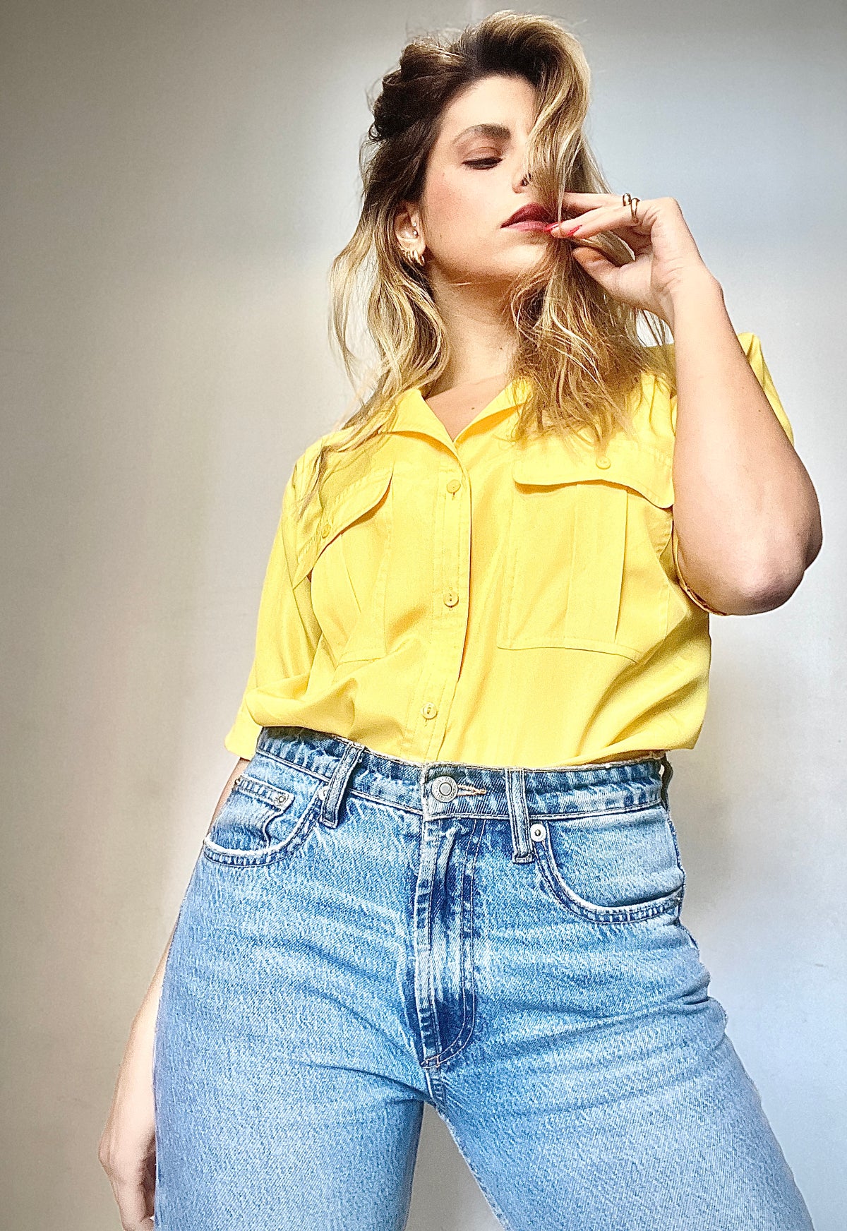 Vintage yellow shirt