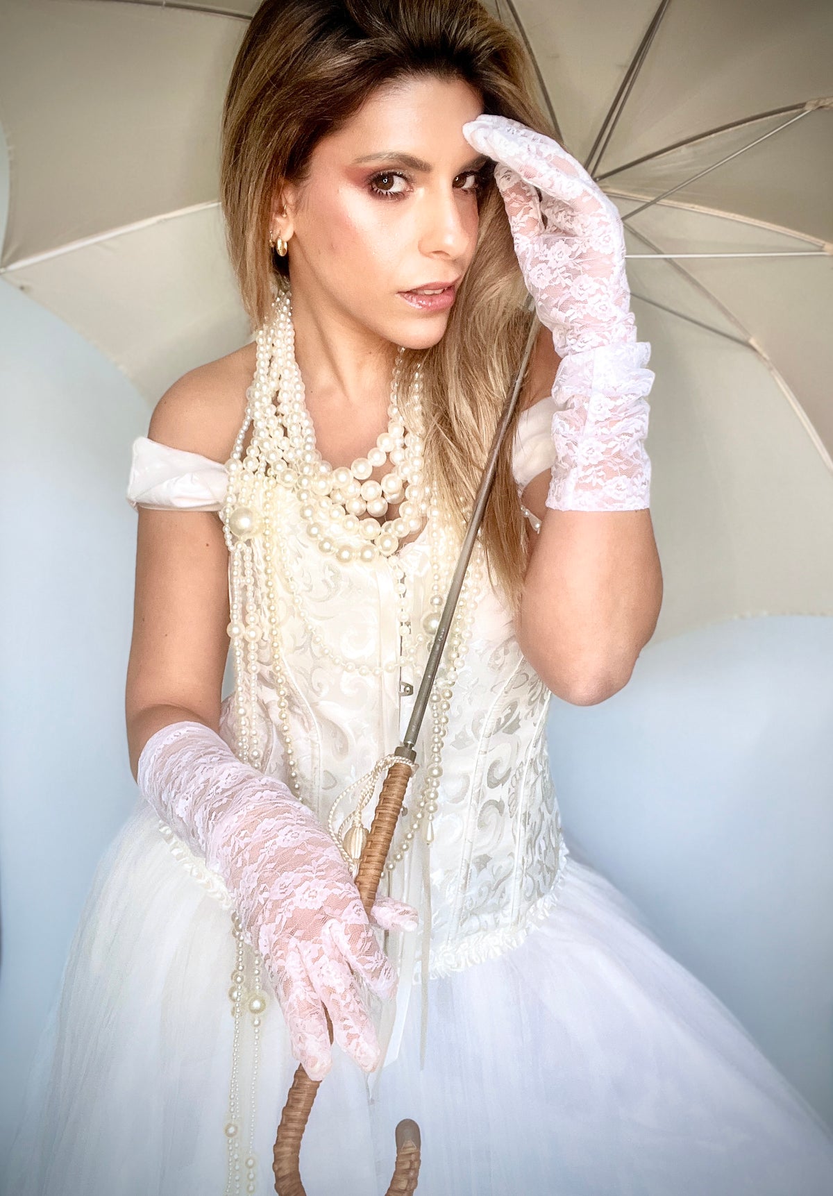 1920s lady bride costume