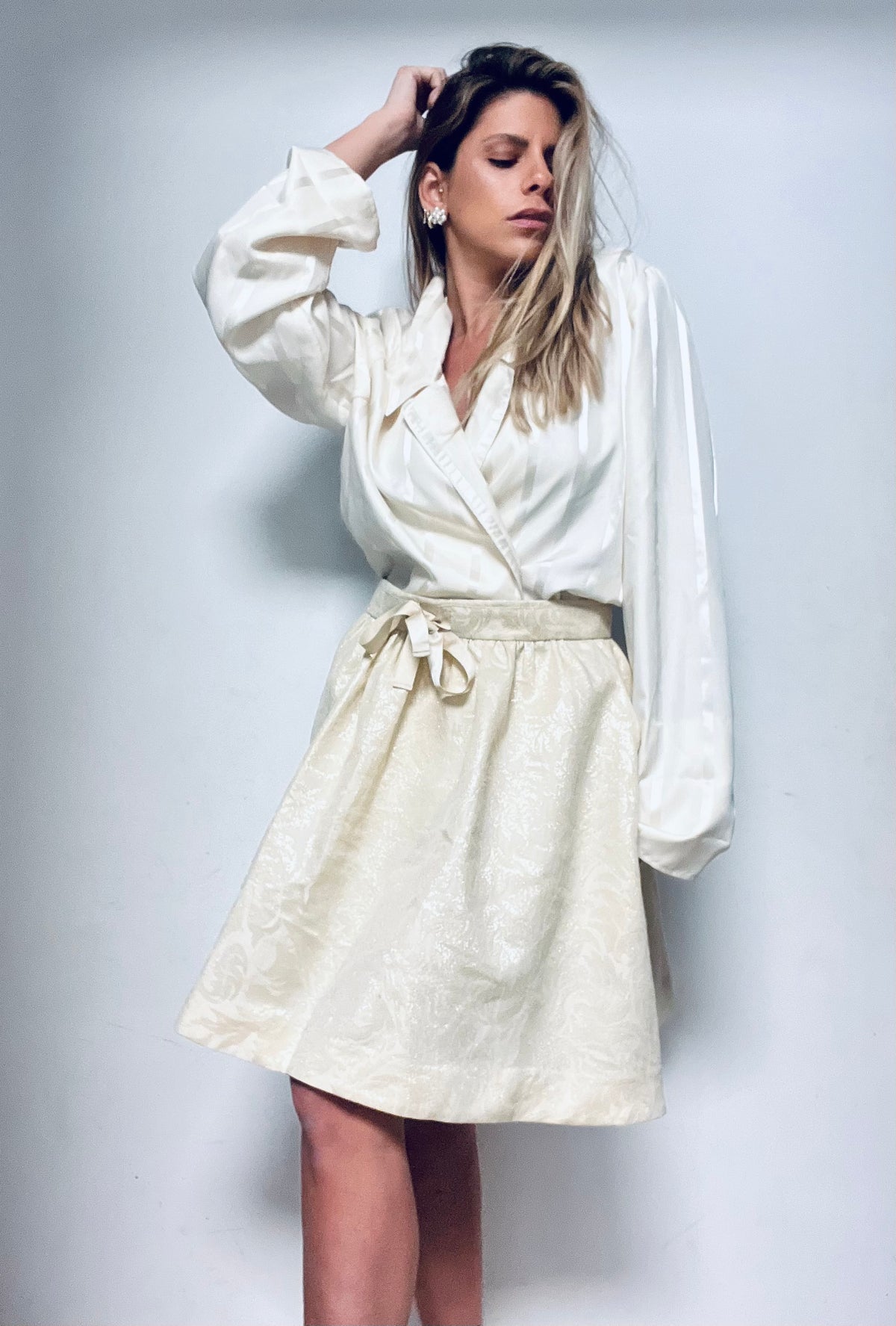 Vintage satin top