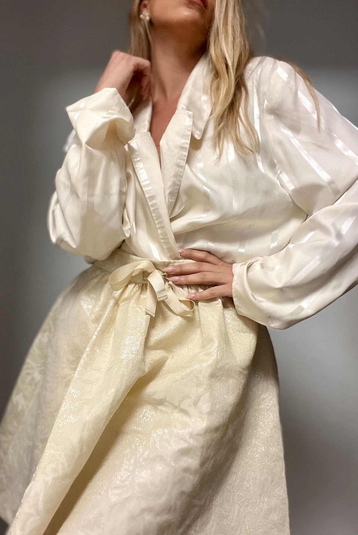 Vintage satin top
