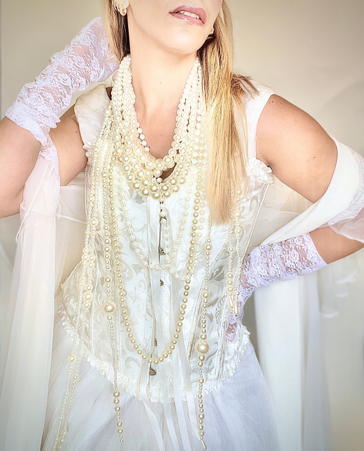 1920s lady bride costume