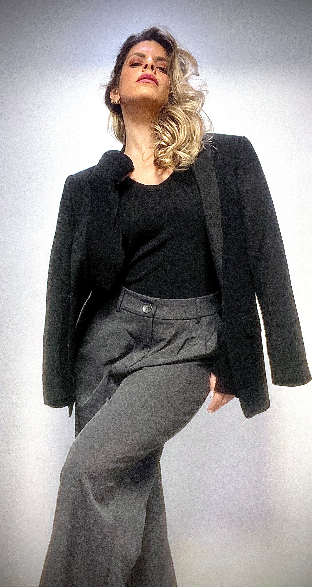 black blazer