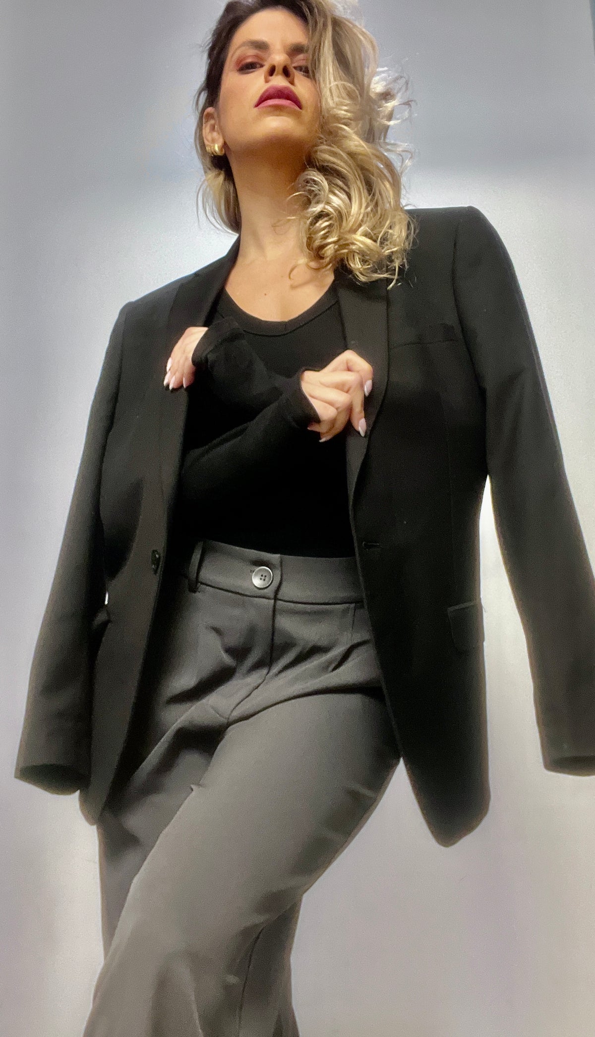 black blazer