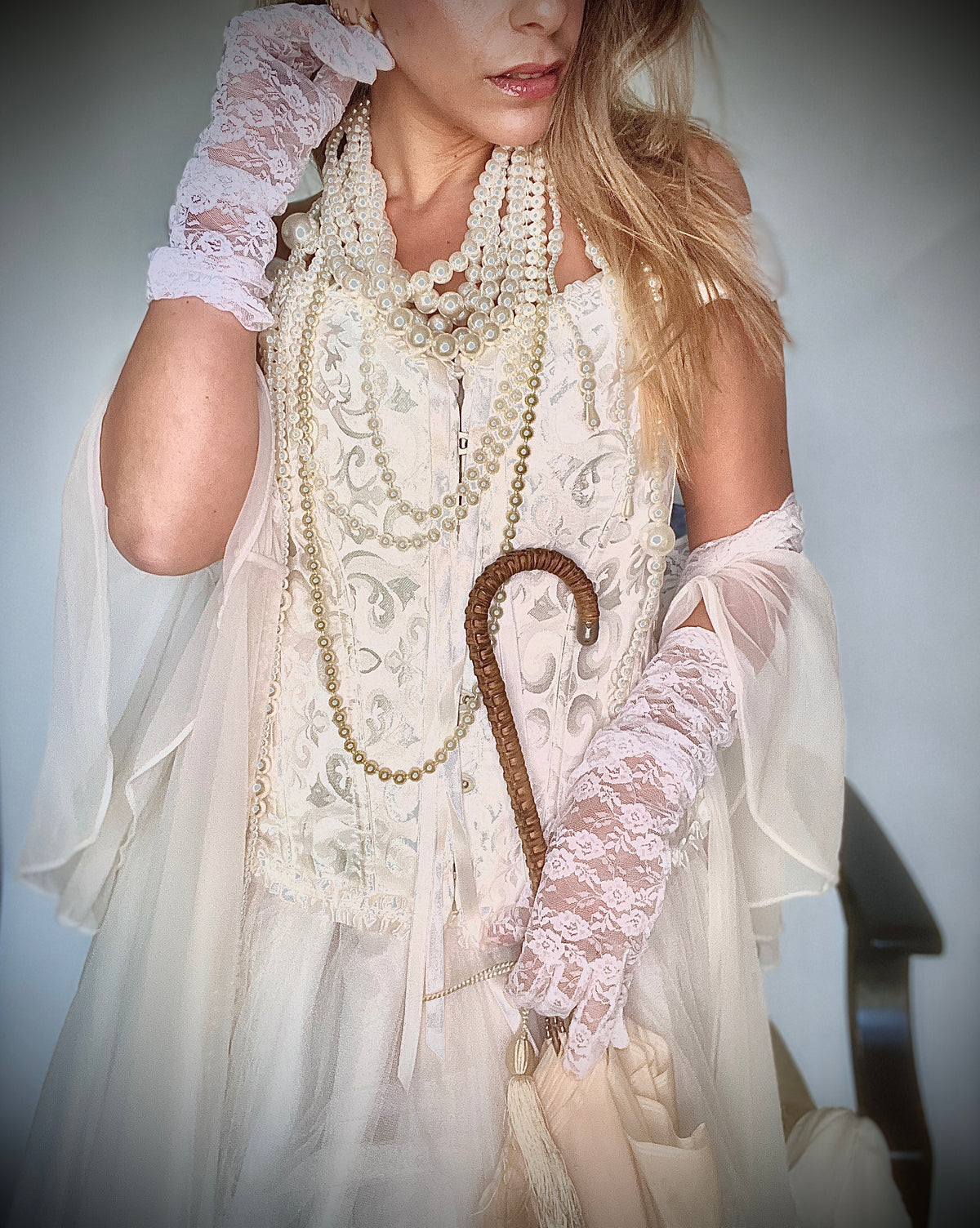 1920s lady bride costume