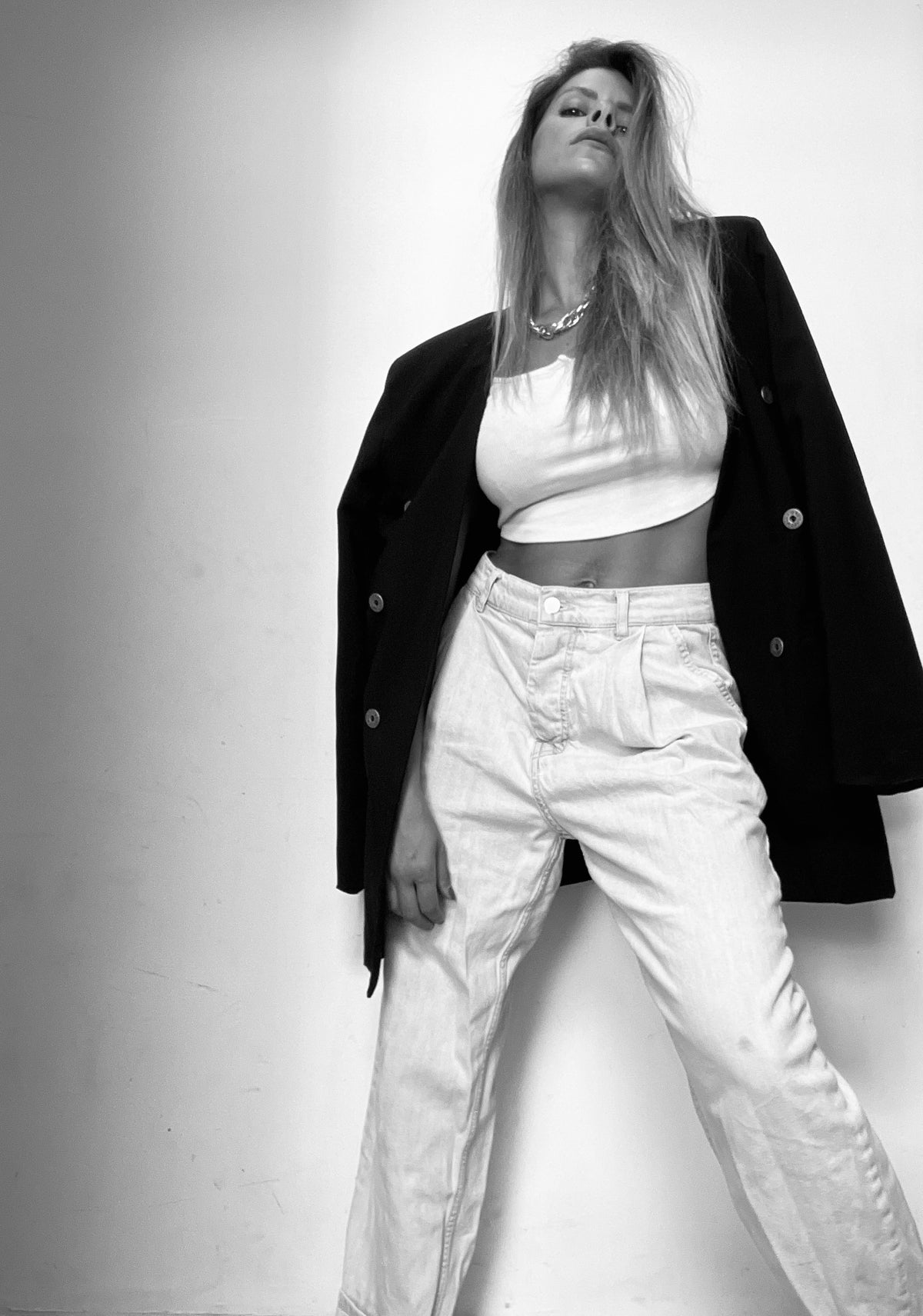 Black vintage blazer